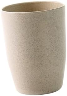WOONEKY Bathroom Tooth Mug Made from Wheat Stem 1