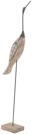 Deco 79 Coastal Bird Sculptures Set of 2