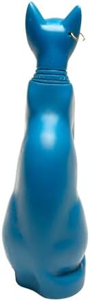Classical Blue Bastet Cat Statue - Egyptian Goddess Collectible