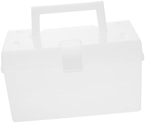 WRITWAA Portable First Aid Box with Handle and Buckle Design