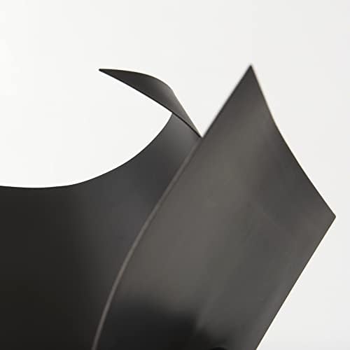 HomeRoots 18 Contempo Antiqued Black Abstract Sculpture