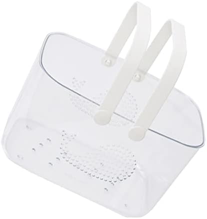 LIFKOME Plastic Bath Basket with Handle Organizer