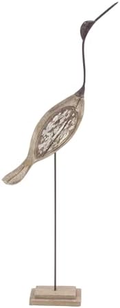 Deco 79 Coastal Bird Sculptures Set of 2