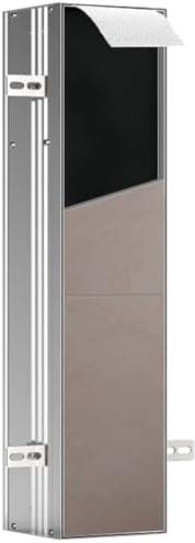 ASIS Plus Flush-Mounted Cabinet for Toilet Brush and Paper