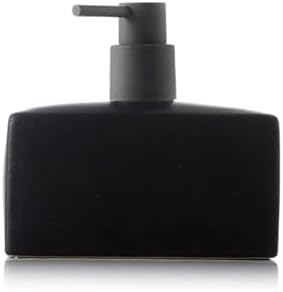 Square Soap Dispenser with 500ml Capacity - Ceramic Glass