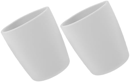 2pcs Unbreakable Silicone Cups for Training - Anti-Fall Design for Kids
