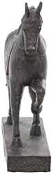 Deco 79 Polystone Horse Statue 9 x 3 x 9 Brown