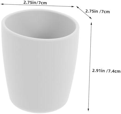 2pcs Unbreakable Silicone Cups for Training - Anti-Fall Design for Kids