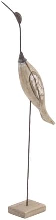 Deco 79 Coastal Bird Sculptures Set of 2