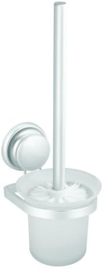 Toilet Brush with Mega Suction Cup - Aluminum