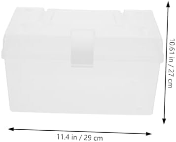 SECFOU Portable Medicine Cabinet with Buckle Closure