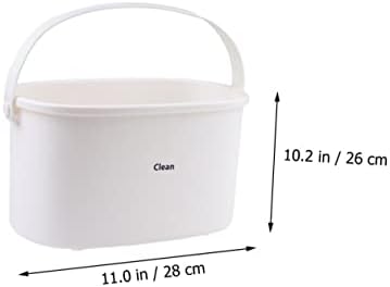 WOONEKY 1pc PP Material Bathroom Organizer Storage Basket