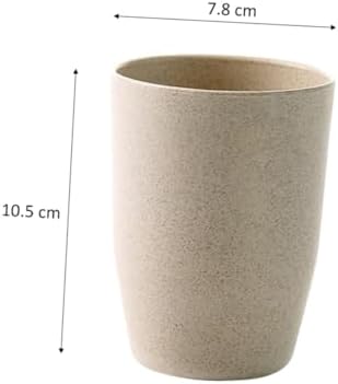 COOLHIYA Wheat Straw Tooth Cup for Bath