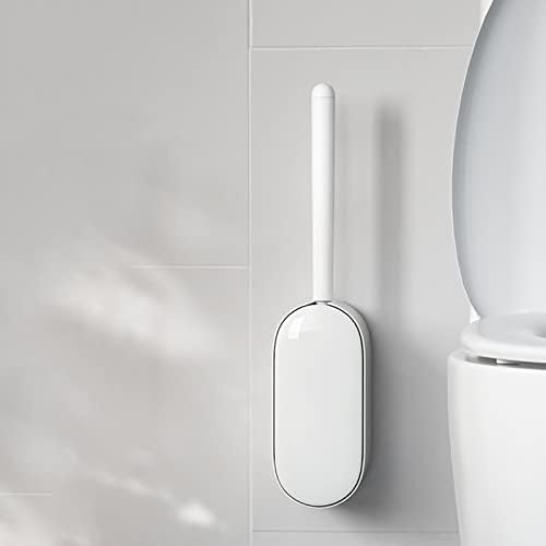 TOMYEUS Toilet Brush with Wall-Mounted Base 1