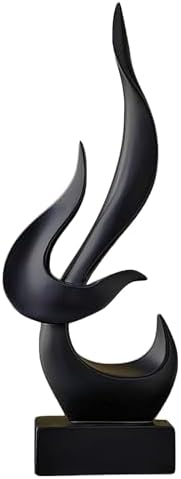 Dosker Black Flame Sculptures Home Decor