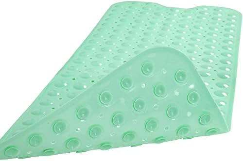 Linoows Non-Slip Bathtub Mat 39 x 16 Inch Pale Green