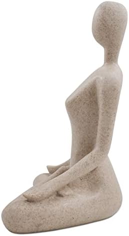 SIMONS SHOP Yoga Sculpture Desk Decor Figurine