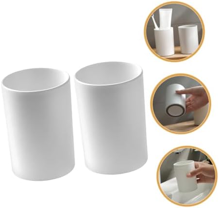 Garneck Unbreakable Toothbrush Cup Set for Travel