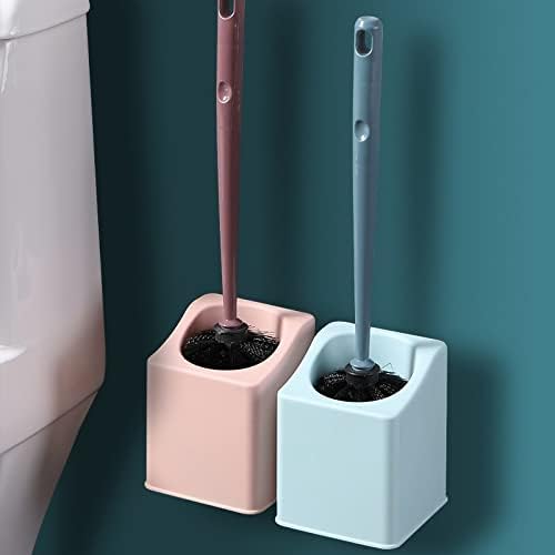 Eco-Friendly Toilet Brush with Long Handle and Hanging Design
