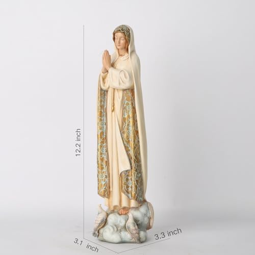 BC Catholic Our Lady of Fatima Statues 12 H
