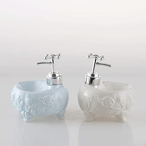 Cute Ceramic Soap Dispenser for Kids Bathroom Pink