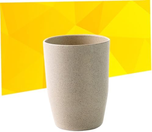 WOONEKY Bathroom Tooth Mug Made from Wheat Stem 1