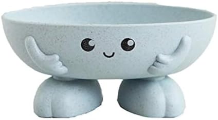 Eco-Friendly Plant Fibres Soap Dish with Drain Holes Blue
