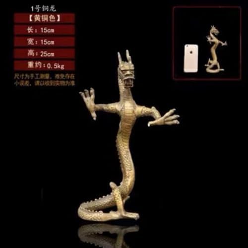 Ecqizer Feng Shui Standing Dragon Figurine