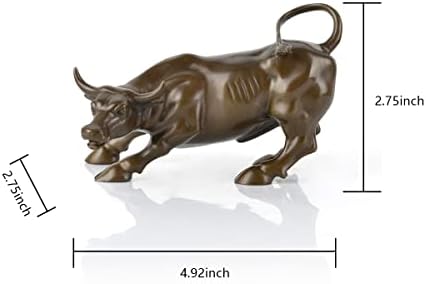 Fairyville Wall Street Bull Statue - Bronze Sculpture
