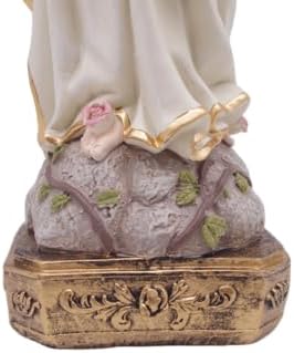 MeritMode 15 H Virgin Mary Praying Statue - Lourdes Catholic Collectible Figurine