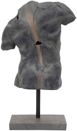 Sagebrook Home Modern Cracked Torso Resin Statue 1