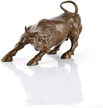 Fairyville Wall Street Bull Statue - Bronze Sculpture