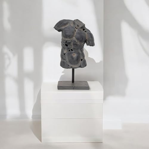 Sagebrook Home Modern Cracked Torso Resin Statue 1