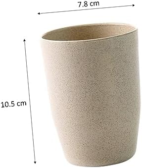 Luxshiny Wheat Stem Bathroom Tooth Cup Tumbler