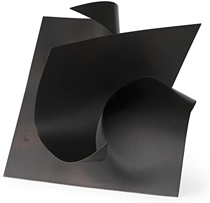 HomeRoots 18 Contempo Antiqued Black Abstract Sculpture