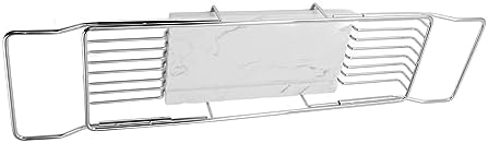 Fafeicy Metal Marble Bathtub Rack - Space Saving Multi Functional