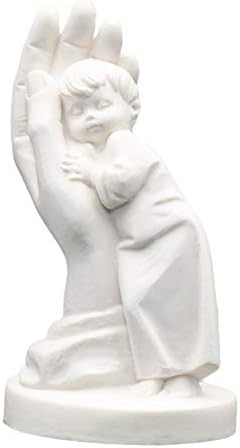 Helcee Handmade Alabaster Baby Boy Statue 47 inches