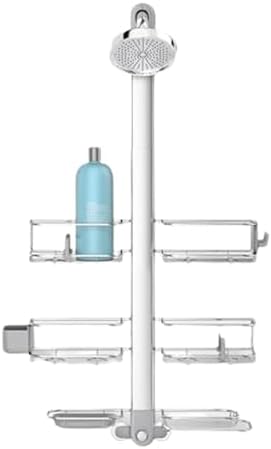 Simplehuman Adjustable Shower Caddy XL with Rust-Proof Design