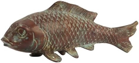 Fish Brass Statue - Elegant Home Decor Gift
