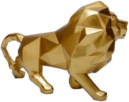 Wisifayardin Golden Lion Sculpture Resin Statue