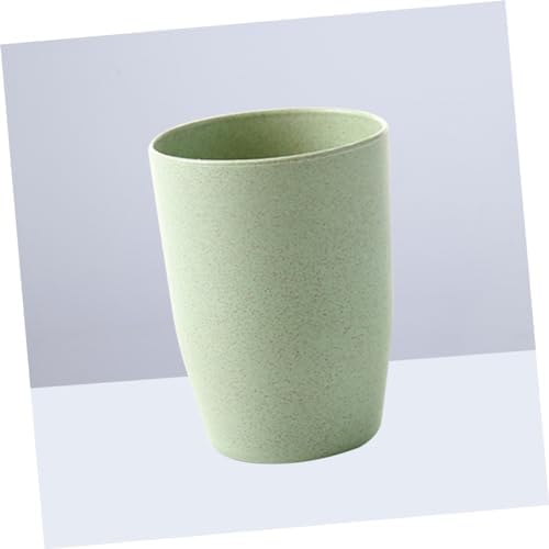 ETHZZLE Wheat Straw Bathroom Rinsing Mug