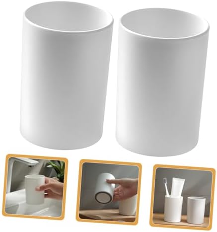 Luxshiny Reusable Toothpaste Cups 2pcs