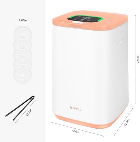 RESIMPLE Towel Warmer with LED Display and 3 Heating Modes 1