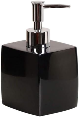 WZBNHYU Square Soap Dispenser Set Black