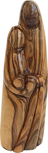 Holy Land Market Olive Wood Holy Family Sculpture 1