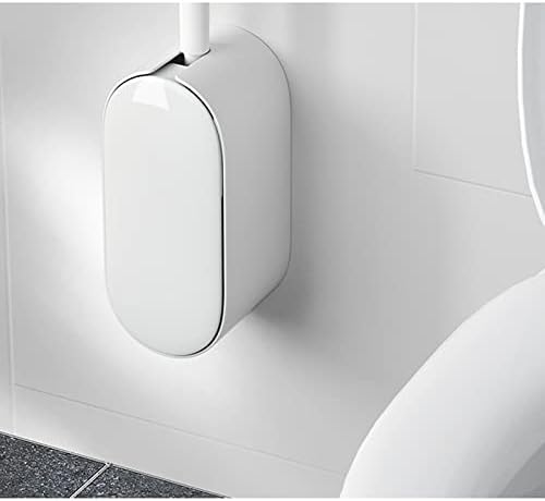 TOMYEUS Toilet Brush with Wall-Mounted Base 1