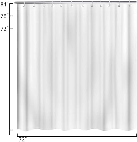 Erosebridal Macaroni Cheese Time Shower Curtain Set 72x72 Black