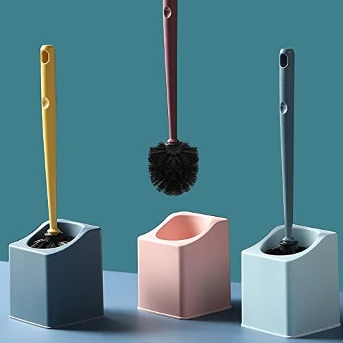 Eco-Friendly Toilet Brush with Long Handle and Hanging Design