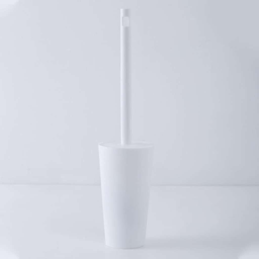 Toilet Brush Set with Long Handle and Soft Hair for Home Use