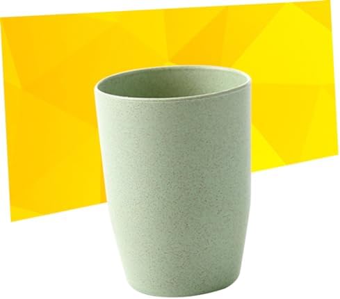ETHZZLE Wheat Straw Bathroom Rinsing Mug